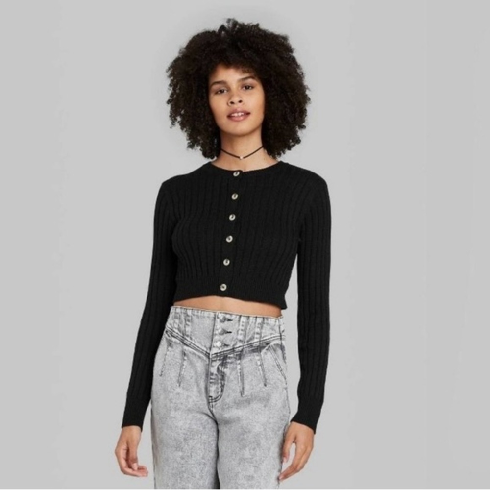 Wild Fable Cropped Cardigan